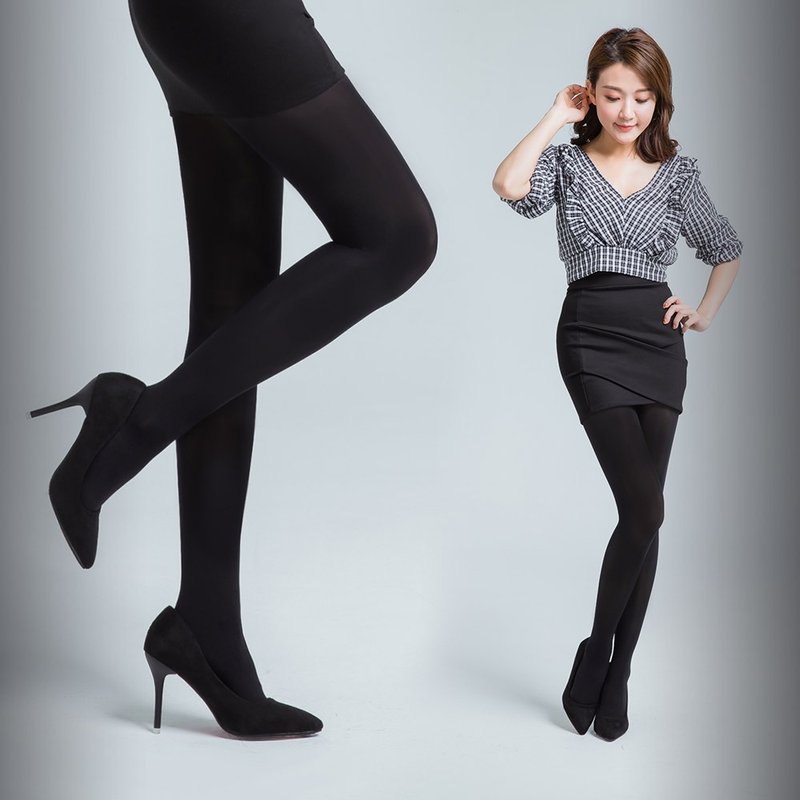 【ONEDER 旺达棉品】50D天鹅绒加大裤袜 台湾制保暖大尺码XXL裤袜 - 丝袜 - 其他材质 