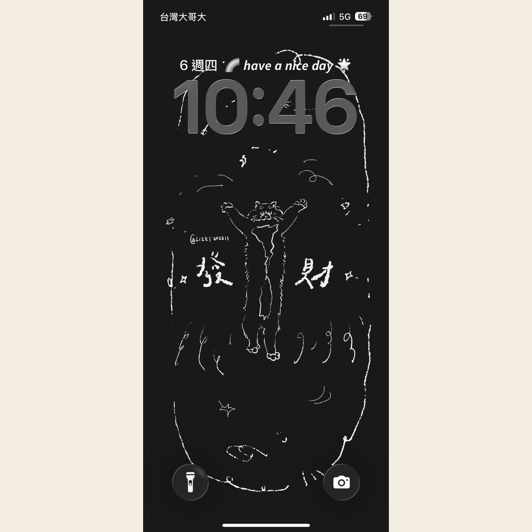 发财猫壁纸护眼版 - 电脑手机桌布/贴图/App 图示 - 其他材质 