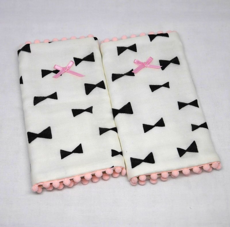 Japanese Handmade 8-layer-gauze droop sucking pads - 围嘴/口水巾 - 棉 白色