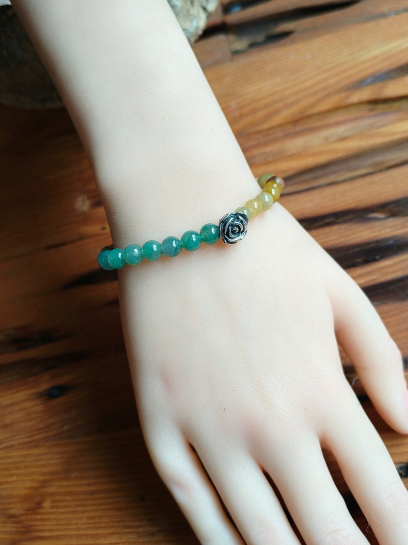 缅甸天然冰种黄、绿翡珠 紫翡葫芦 手串手链 - 手链/手环 - 玉石 多色