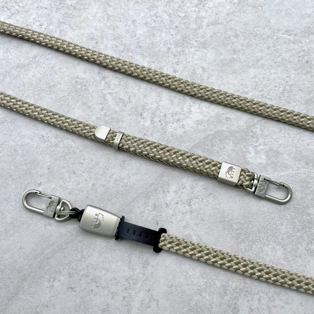 niji手机绳 12mm Beige - 其他 - 其他人造纤维 卡其色