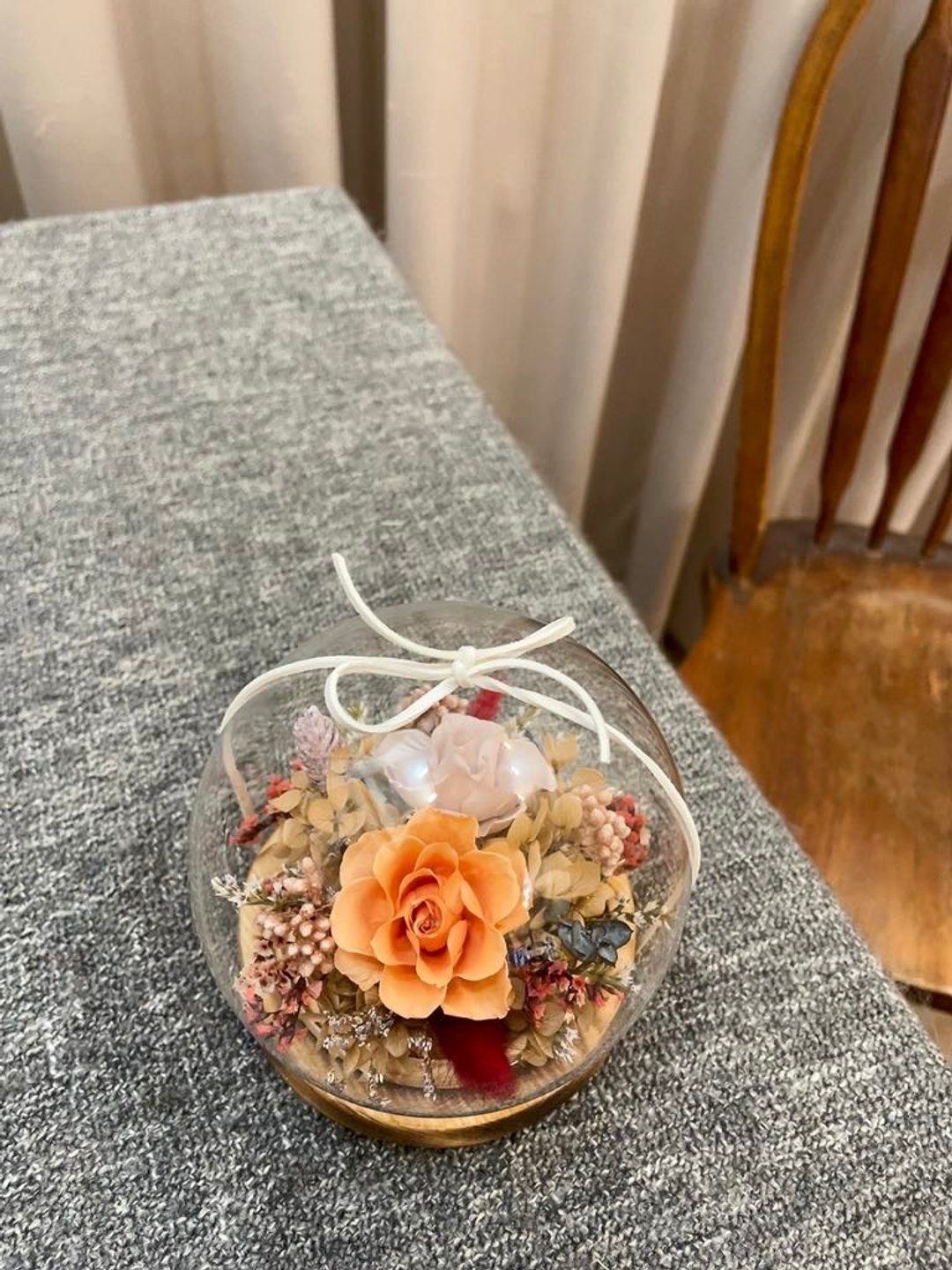 玻璃花罩【相逢】毕业花礼 永生花盅 生日干燥花 开幕 母亲节花礼 - 干燥花/捧花 - 植物．花 