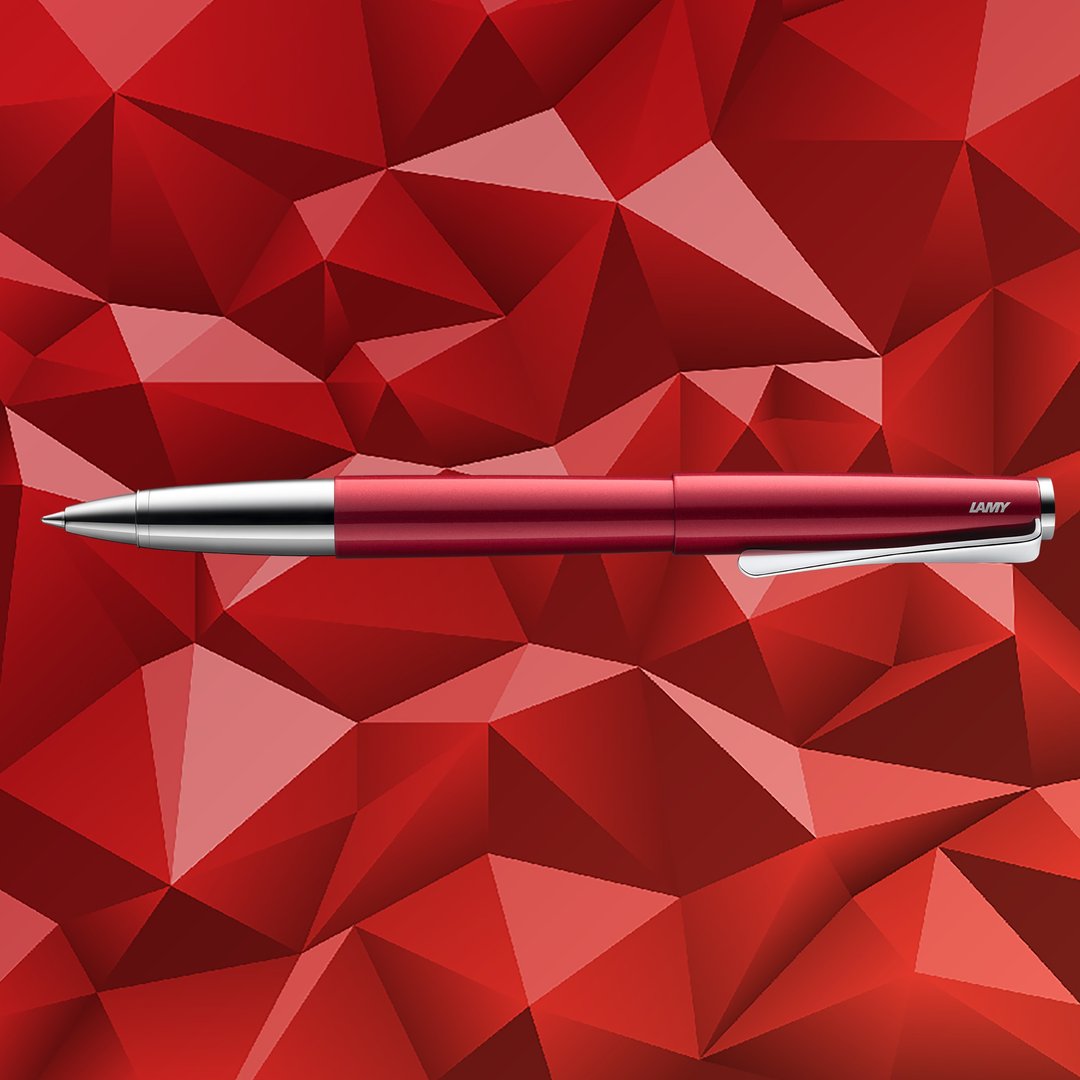 LAMY 限量 - 钢珠笔 / studio 系列  - pianored 钢琴红 - 钢珠笔 - 铝合金 红色
