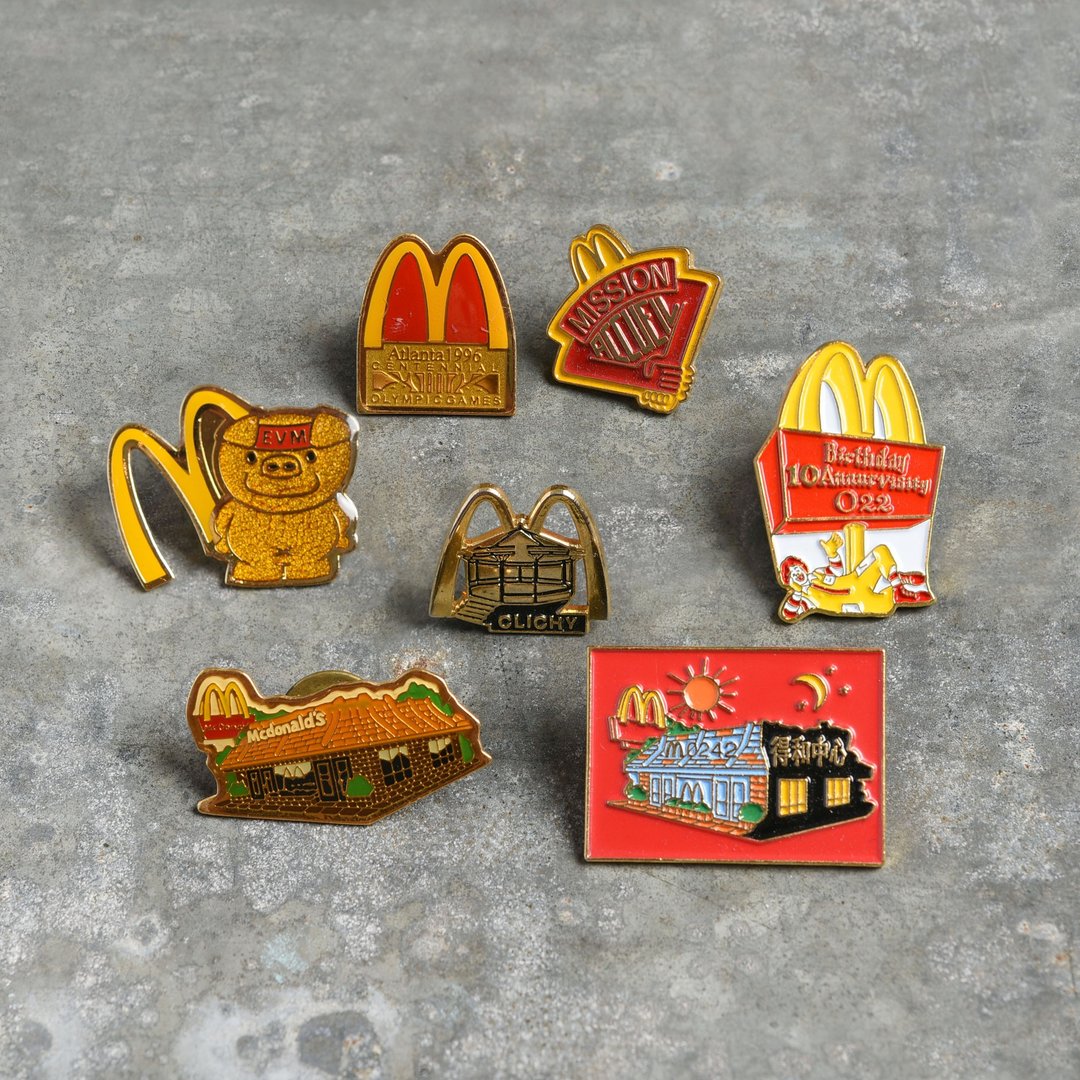 McDonald's 麦当劳别针 / Vintage 古着 - 徽章/别针 - 其他金属 多色