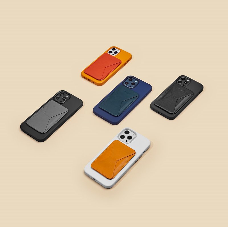 MOFT MagSafe Wallet Stand 磁吸电话支架 - 手机配件 - 人造皮革 蓝色