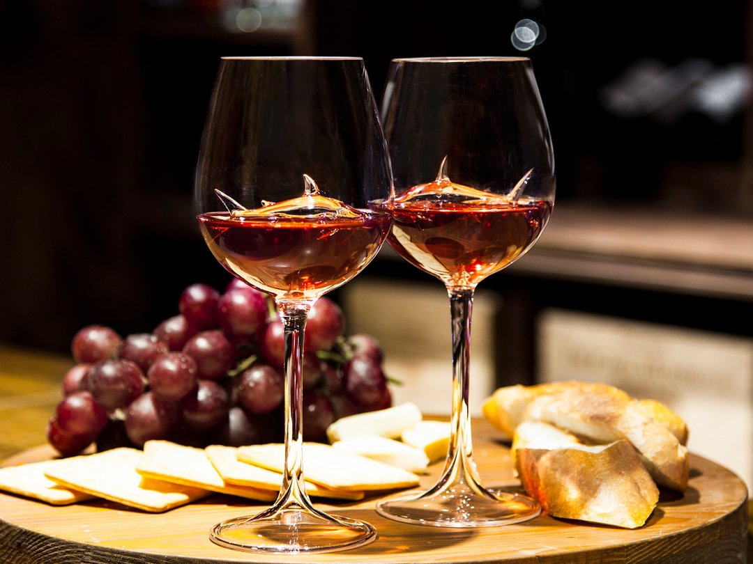 鯊魚紅酒杯 (經典款, 一組兩支) - 酒杯/酒器 - 玻璃 