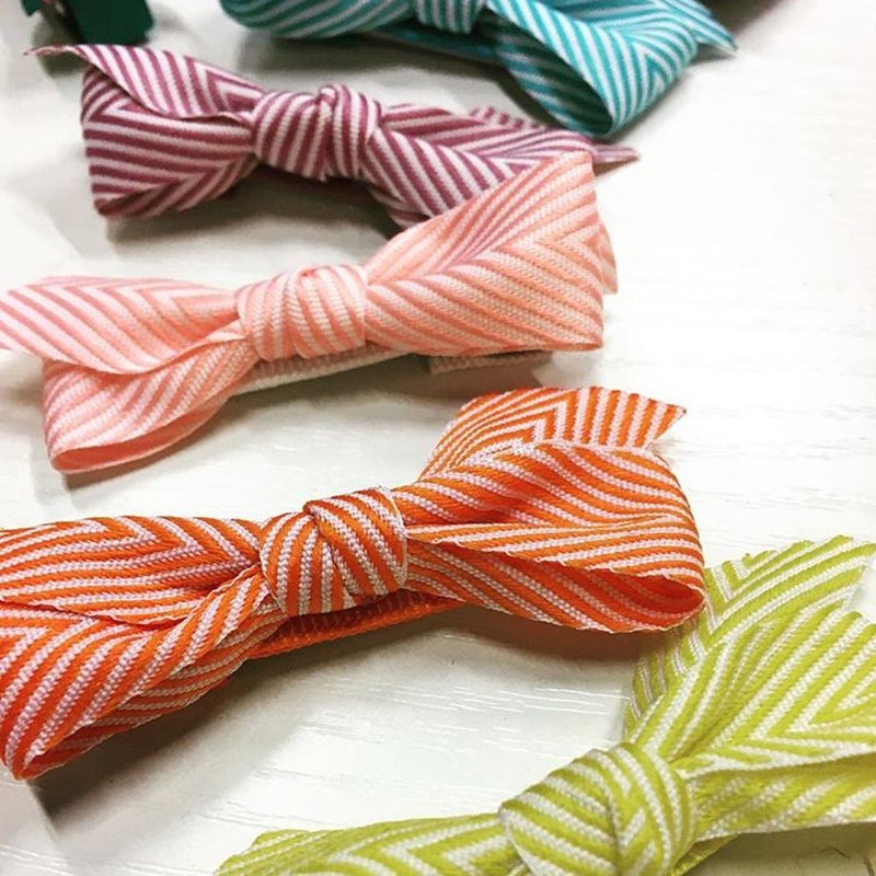 英国Ribbies 雪弗兰蝴蝶结4入组 - 发饰 - 聚酯纤维 