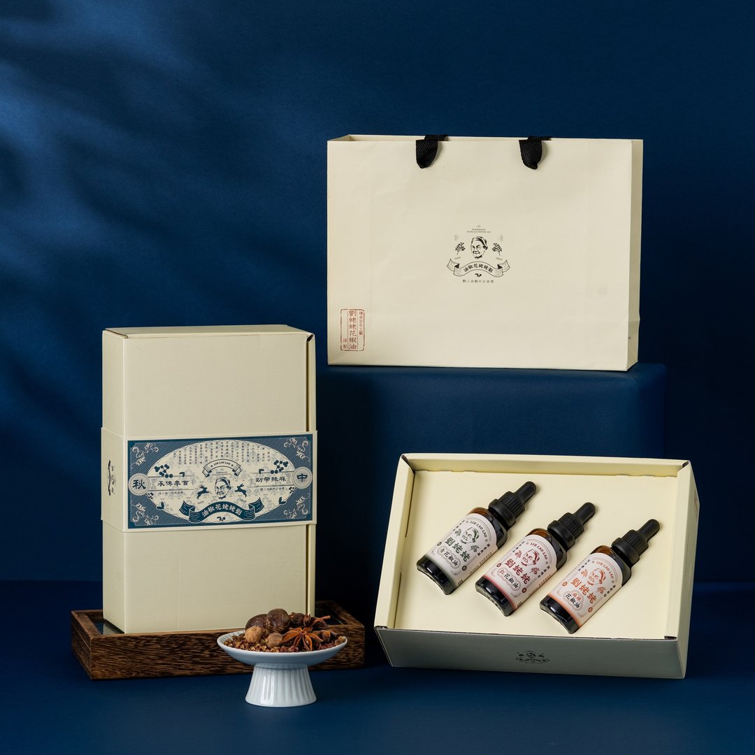 【刘姥姥】花椒油三入组礼盒50ml(附提袋) - 酱料/调味料 - 浓缩/萃取物 多色