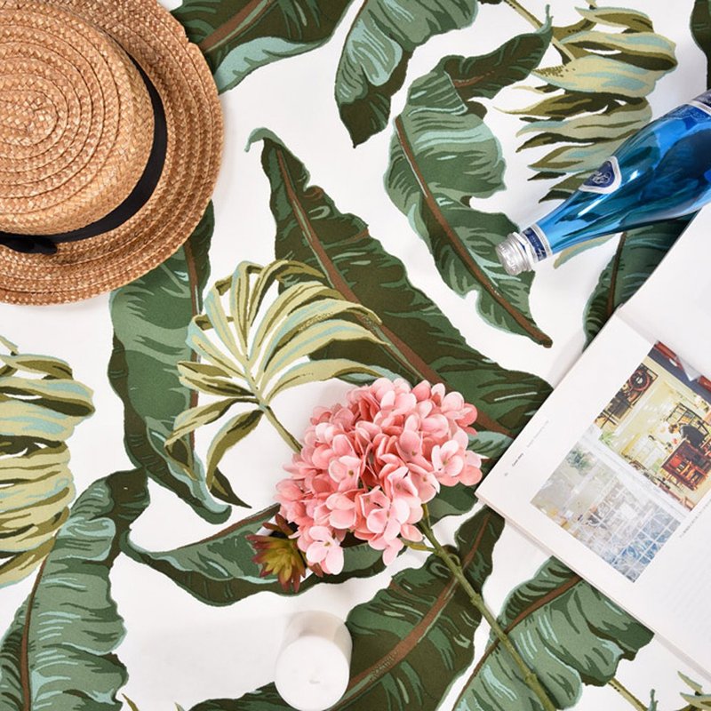 限量花布轻量野餐垫沙滩垫台湾制 南国夏日 交换礼物 - 野餐垫 - 聚酯纤维 绿色