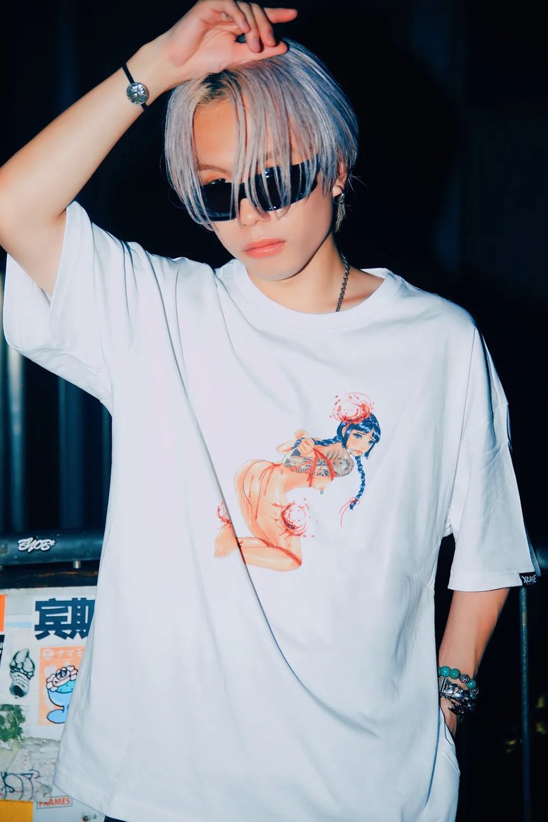 女孩 短T-shirt 白 - 女装 T 恤 - 棉 白色