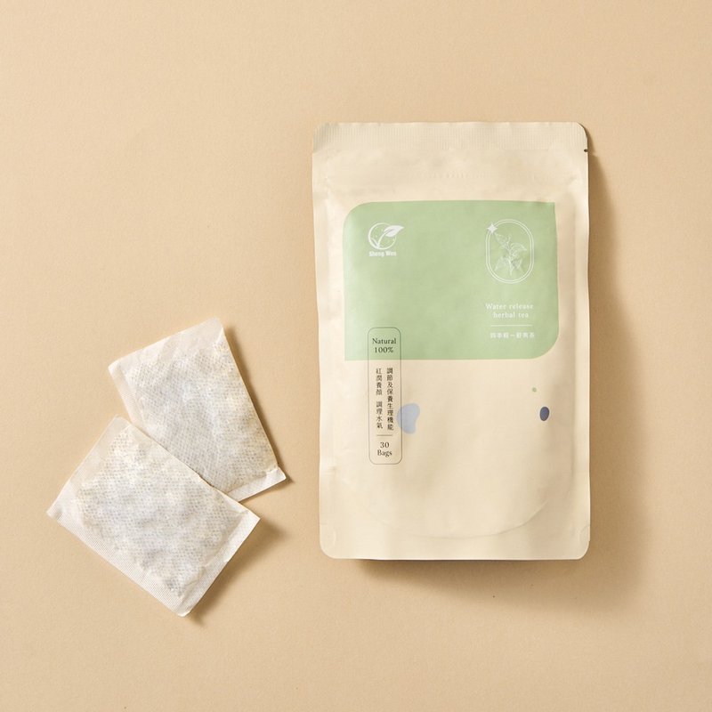 汉方养生茶 | 四季轻舒爽茶30入 | 无咖啡因 调理水气 怯湿茶 - 茶 - 新鲜食材 绿色
