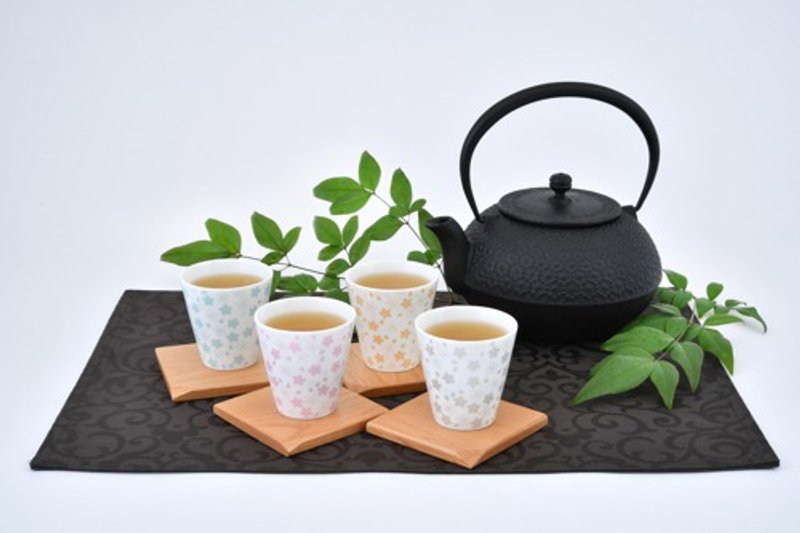 桜モチーフ　カップ(H)　水色 - 其他杯子 - 瓷 蓝色