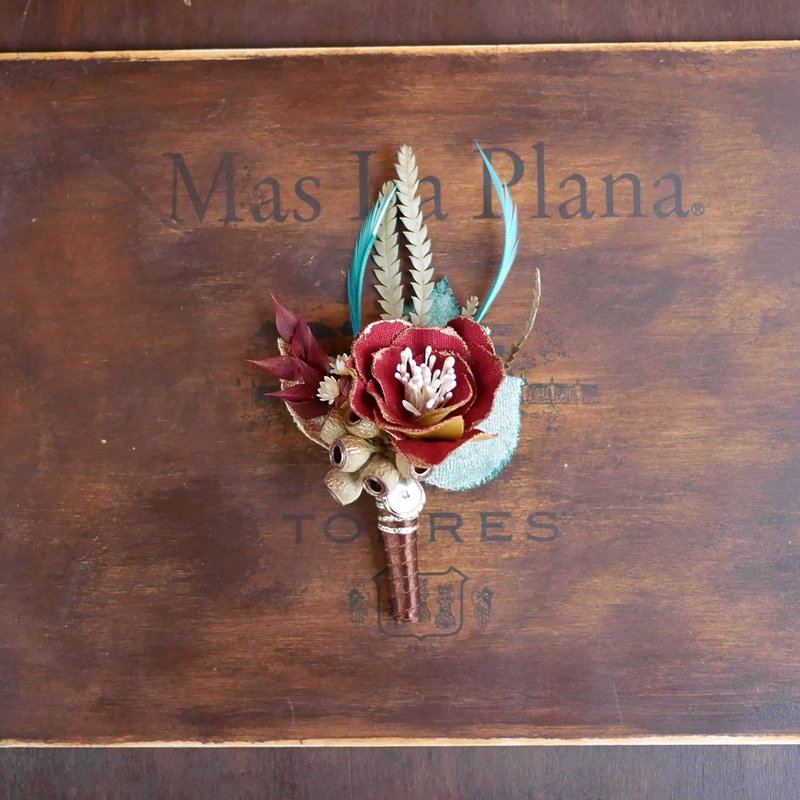 黑法师2020新款│复古典雅款胸花 贰型 - 胸花/手腕花 - 其他材质 多色