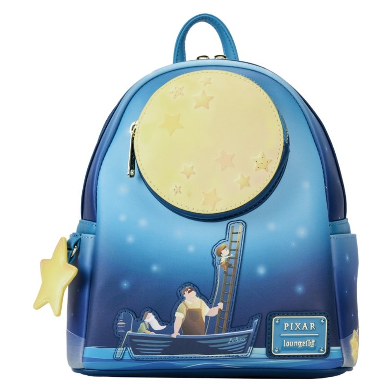 Loungefly Pixar La Luna夜光迷你背囊 - 后背包/双肩包 - 人造皮革 蓝色