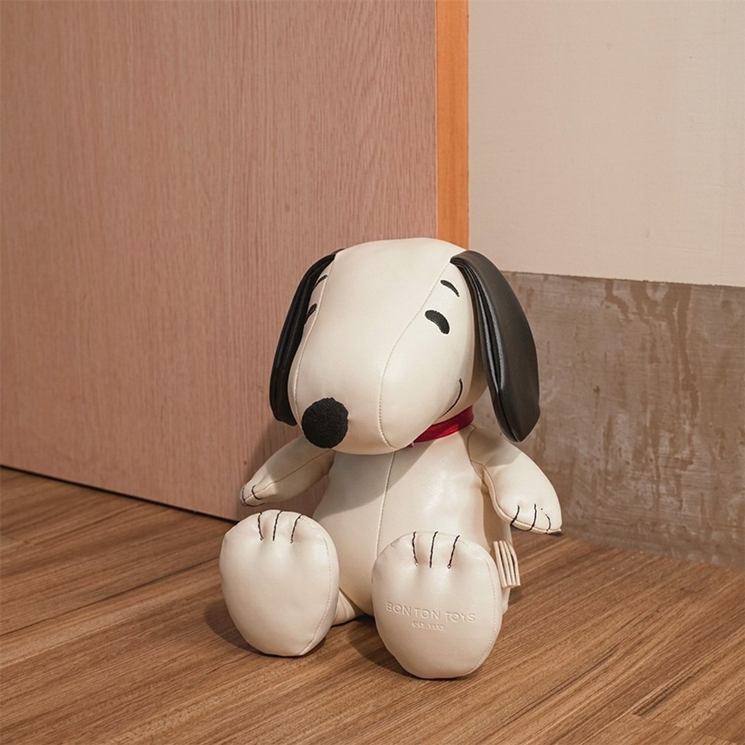 BON TON TOYS Snoopy 史努比书挡 - 奶油 27cm - 书架/书挡 - 聚酯纤维 多色