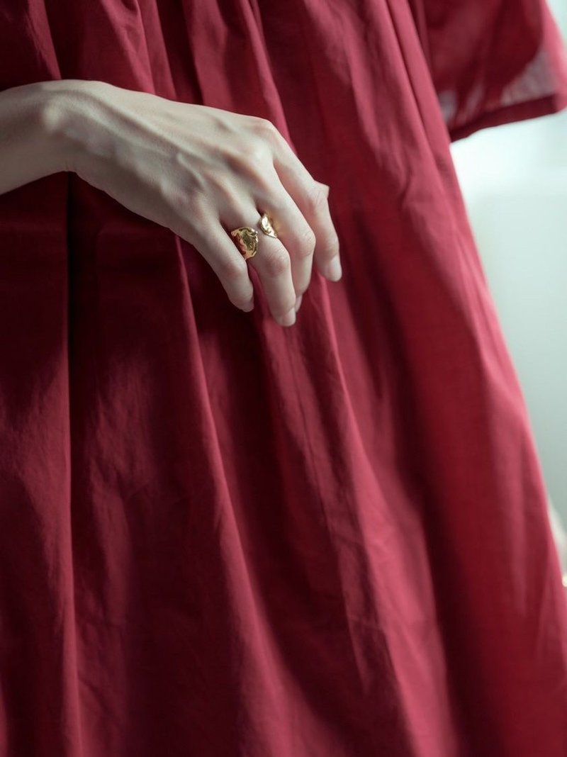 MUCAO Golden Clue金色线索系列  血字戒指 - 戒指 - 铜/黄铜 金色