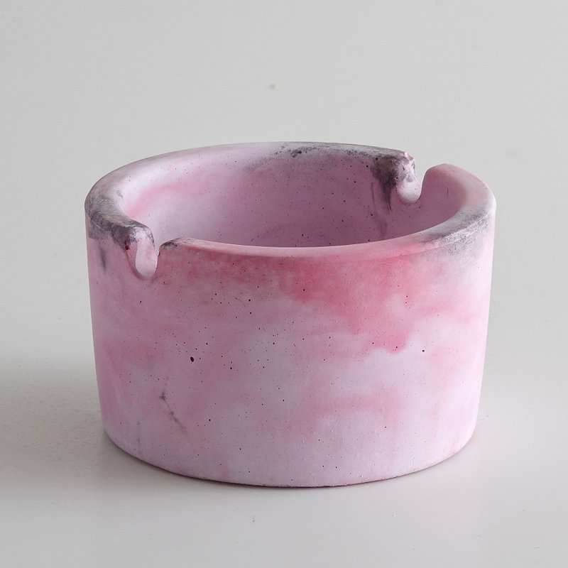 水泥菸灰缸(淡樱红) - 摆饰 - 水泥 