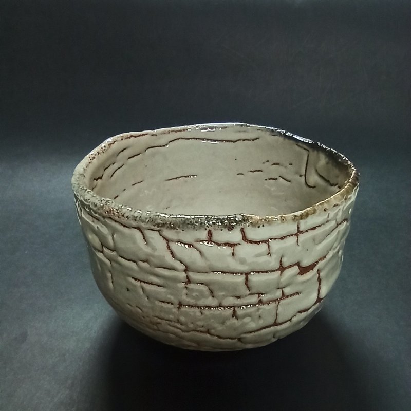 志野釉茶碗陈炫亨手创陶炫茶碗 - 茶具/茶杯 - 陶 白色