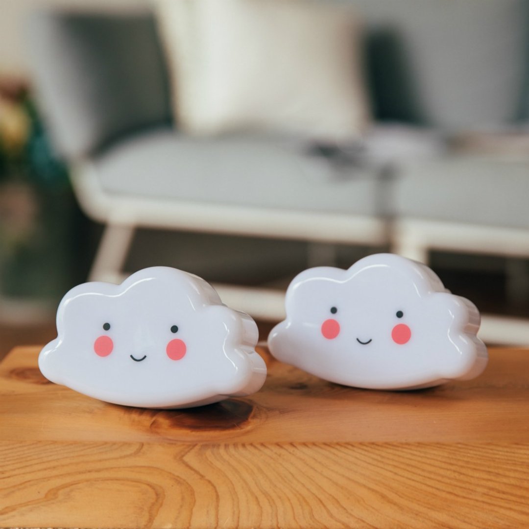 USERWATS 单入 云朵遥控 小夜灯 USB充电 - 灯具/灯饰 - 塑料 白色