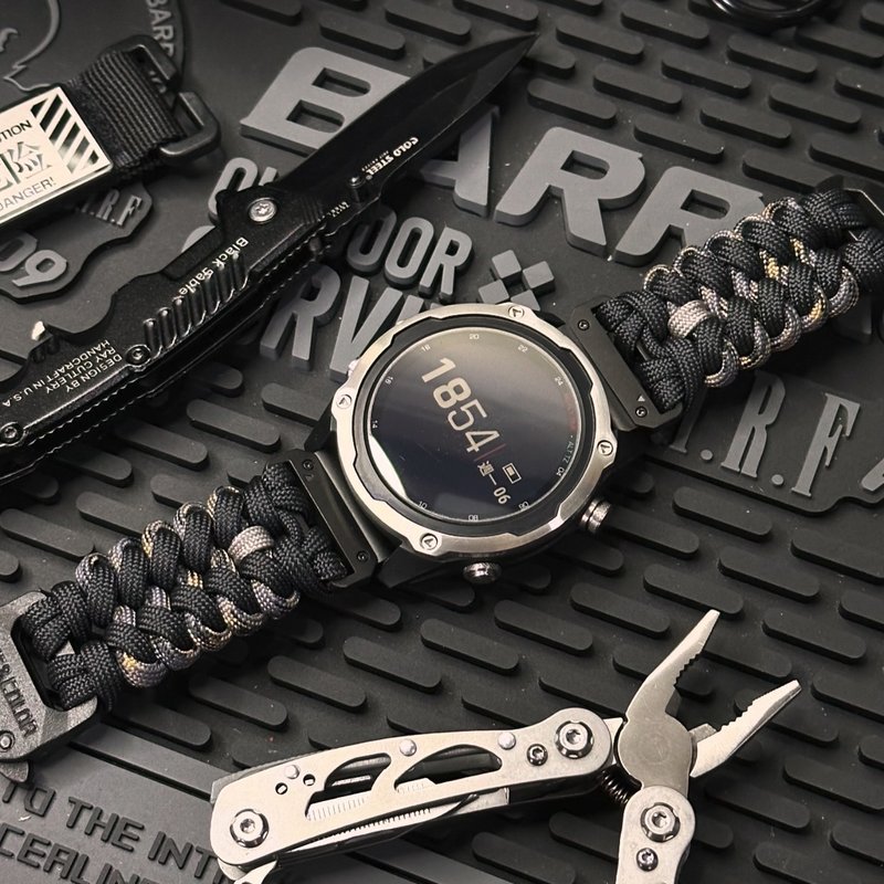 【定制】Garmin快拆伞绳表带/Paracord watchband for Garmin - 表带 - 尼龙 