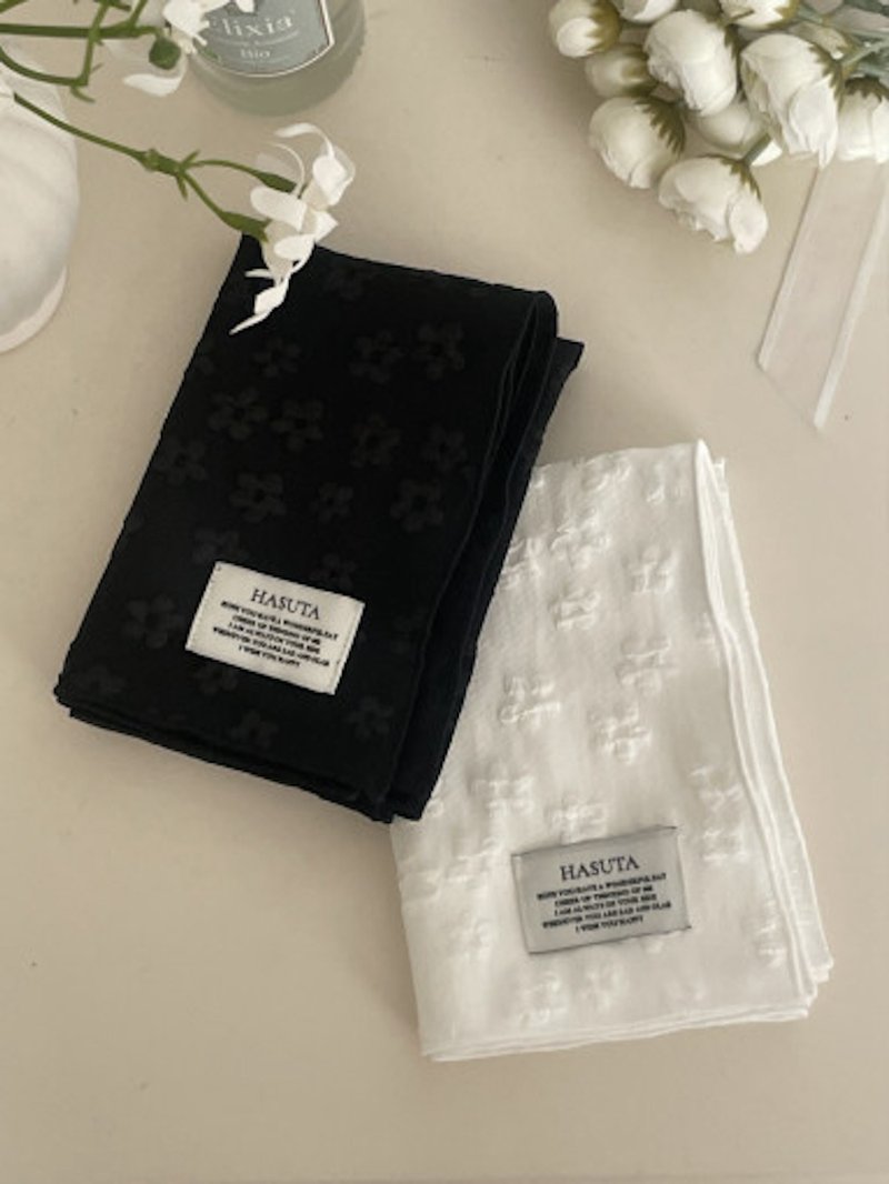 闪亮花厨房布 - 其他 - 聚酯纤维 白色