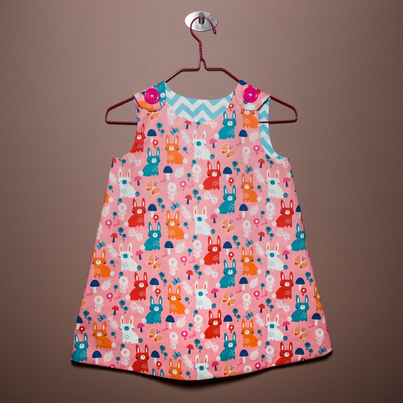 ​ 花园里的兔–双面洋装 - 其他 - 棉．麻 多色