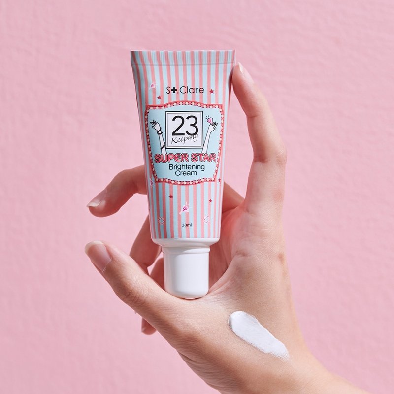 St.Clare 圣克莱尔 超级巨星腋下嫩白霜(新升级) 30ml 身体素颜霜 - 身体护肤/按摩油 - 其他金属 粉红色