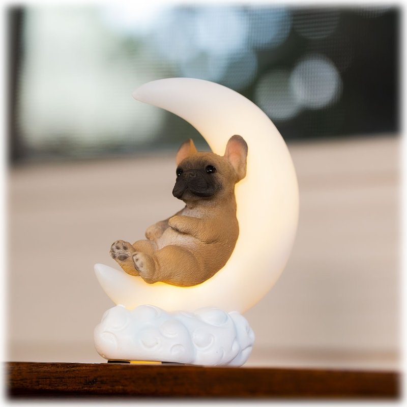 Devalier Cat 法国公牛 LED 夜灯、哺乳灯、夜灯、床头灯、手灯、生日礼物、婴儿礼物、房间灯、卧室、正品 - 灯具/灯饰 - 树脂 