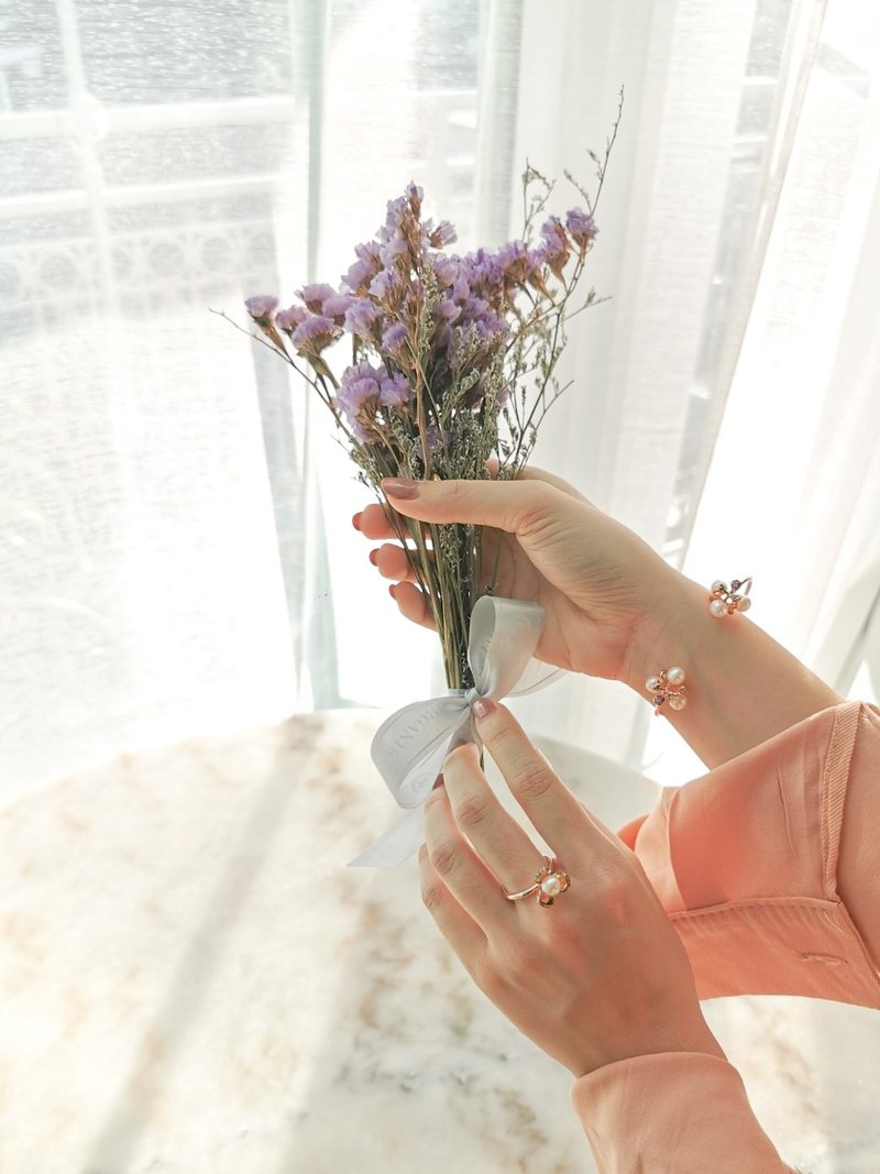 Seed Cuff - Rose gold - 手链/手环 - 纯银 