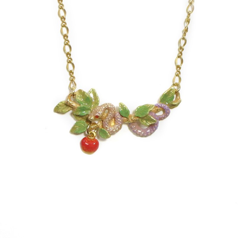 Garden of Eden Necklace NE430 - 项链 - 其他金属 红色