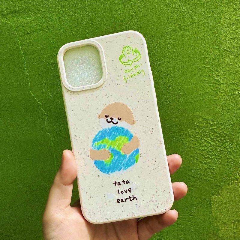 shine原创可爱水獭地球日限定环保手机壳 - 手机壳/手机套 - 环保材料 