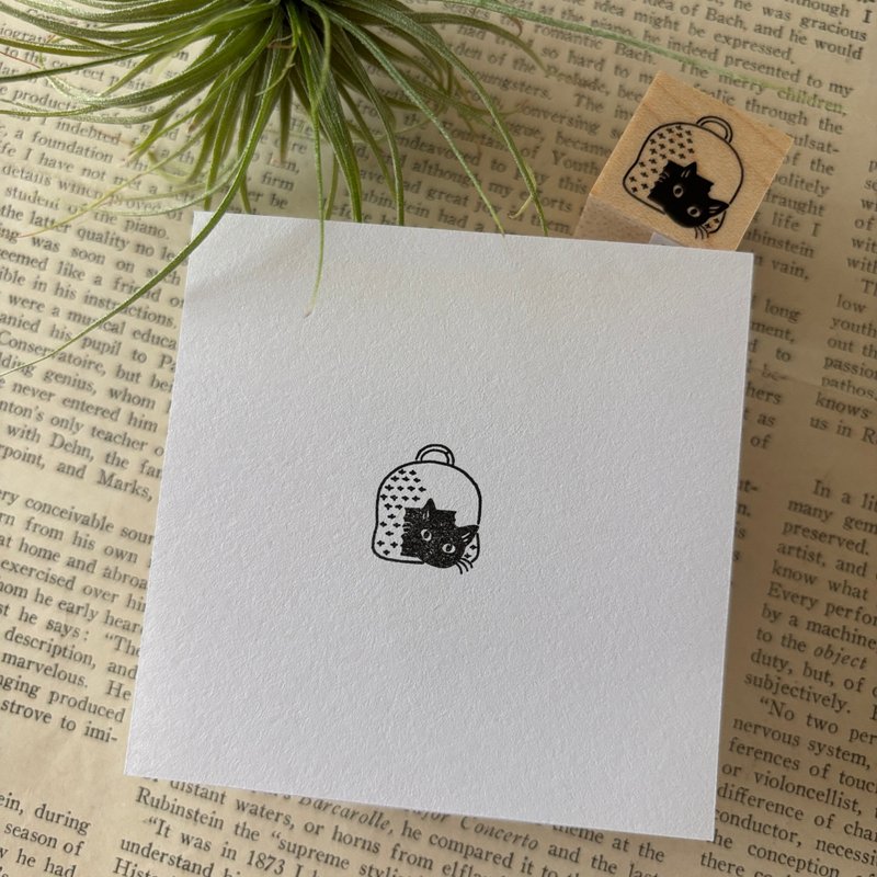 探头猫窝印章 - 印章/印台 - 橡胶 