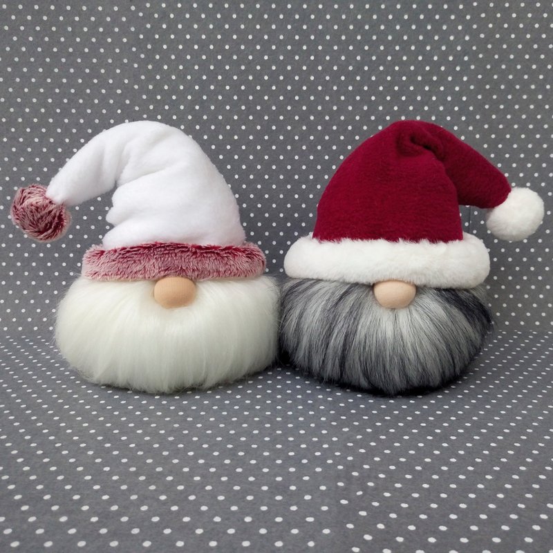 Christmas Gnome, Christmas Santa Ball, Plush Gnome Dolls, Swedish Gnomes,  Norwe - 玩偶/公仔 - 其他金属 