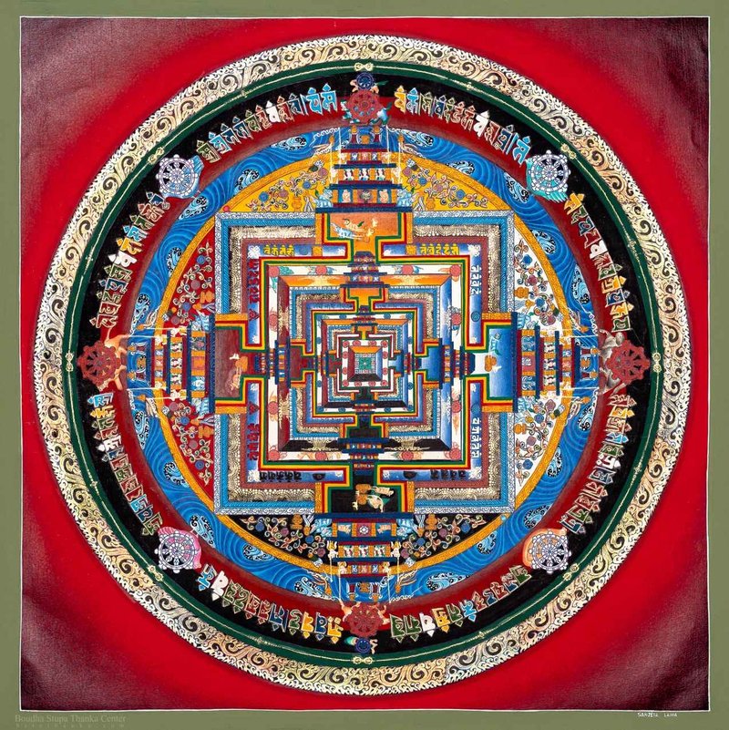 手工制作时轮曼荼罗 – 西藏设计 - 墙贴/壁贴 - 其他材质 多色