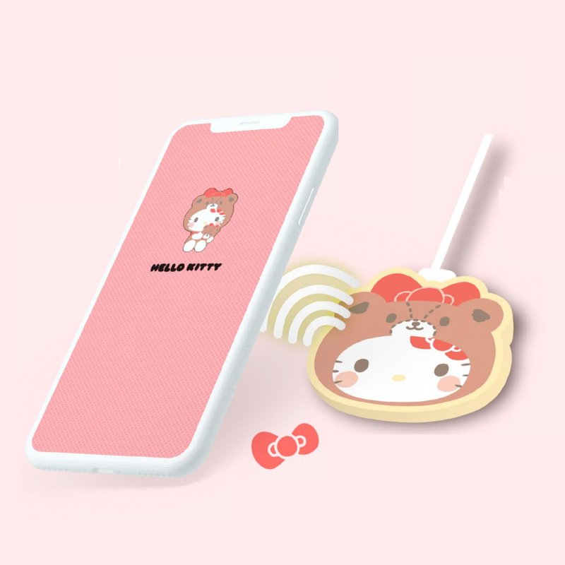 Hello Kitty x thecoopidea 15W 快速无线充电垫 - 数码小物 - 其他材质 橘色