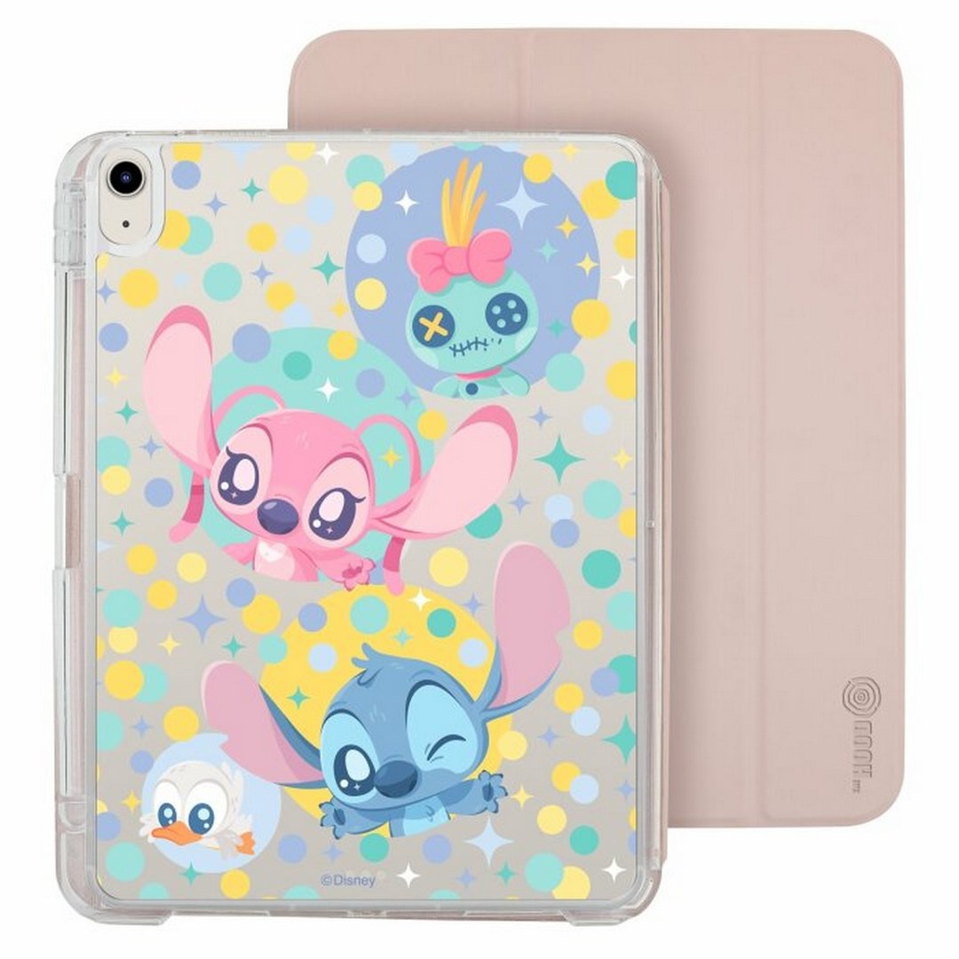史迪奇一家iPad Air /Pro 2024mini7可拆式防摔透明 实色折套 - 平板/电脑保护壳 - 塑料 多色