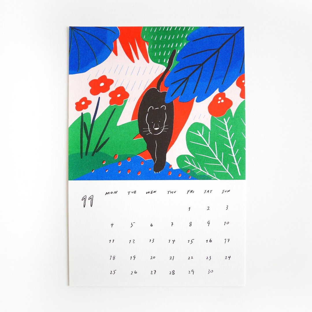 2019猛兽月历 - 年历/台历 - 纸 