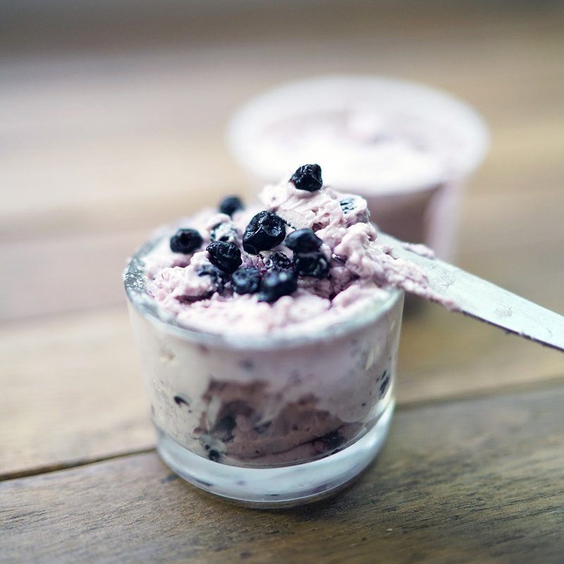 【抹酱系列】蓝莓奶油乳酪抹酱 - 果酱/抹酱 - 纸 紫色