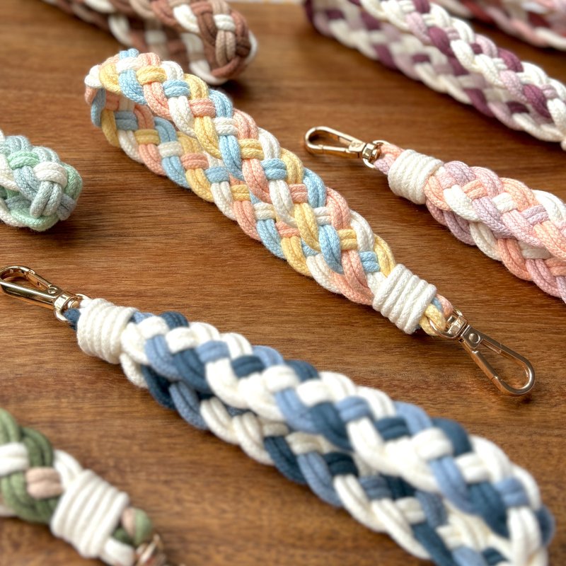 日常－四股系列 手机挂绳 手腕挂绳 - 挂绳/吊绳 - 棉．麻 多色