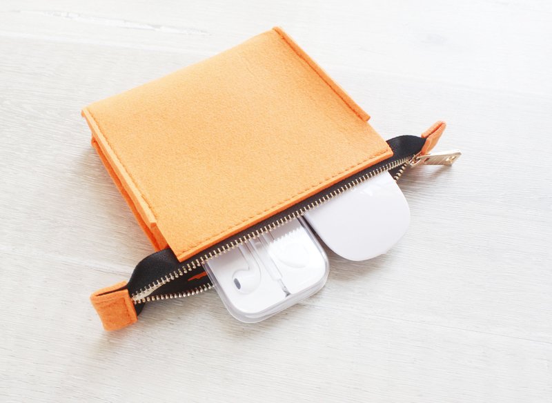 相机袋 鼠标电源线收纳袋 充电器袋 充电器收纳包 (可订制) 155OR - 卷线器/电线收纳 - 聚酯纤维 