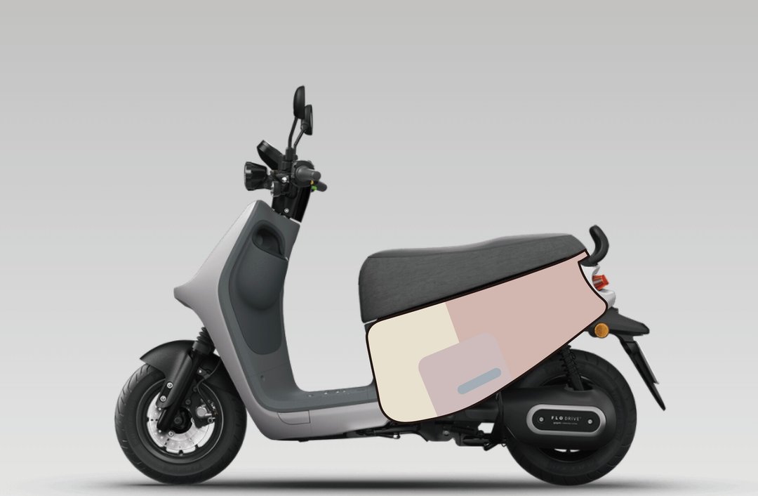 BLR gogoro 车身造型保护套 iD173 - 其他 - 聚酯纤维 粉红色