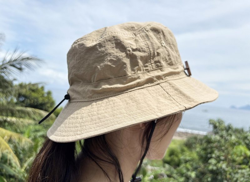 2is HT31AH 透气渔夫帽 可折叠 防晒 防泼水 遮阳帽│圣诞礼物 - 帽子 - 聚酯纤维 卡其色