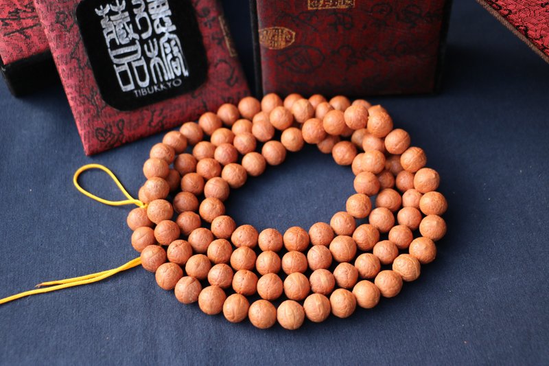 精品尼泊尔正统凤眼菩提 14mm 108颗 念珠佛珠菩提子串珠风水饰品 - 手链/手环 - 植物．花 