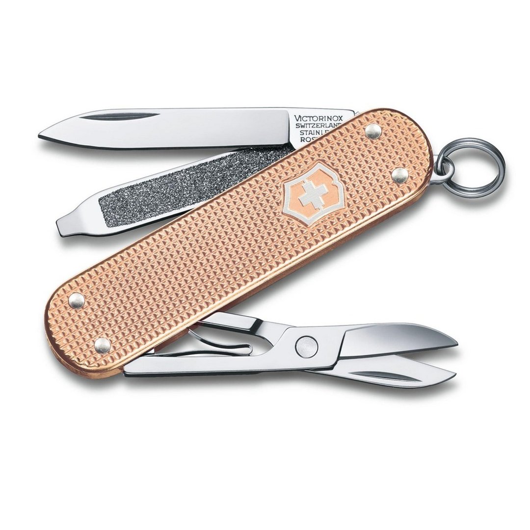 VICTORINOX 瑞士维氏 Fresh Peach 经典铝合金粉橘 0.6221.202G - 露营用品 - 铝合金 粉红色
