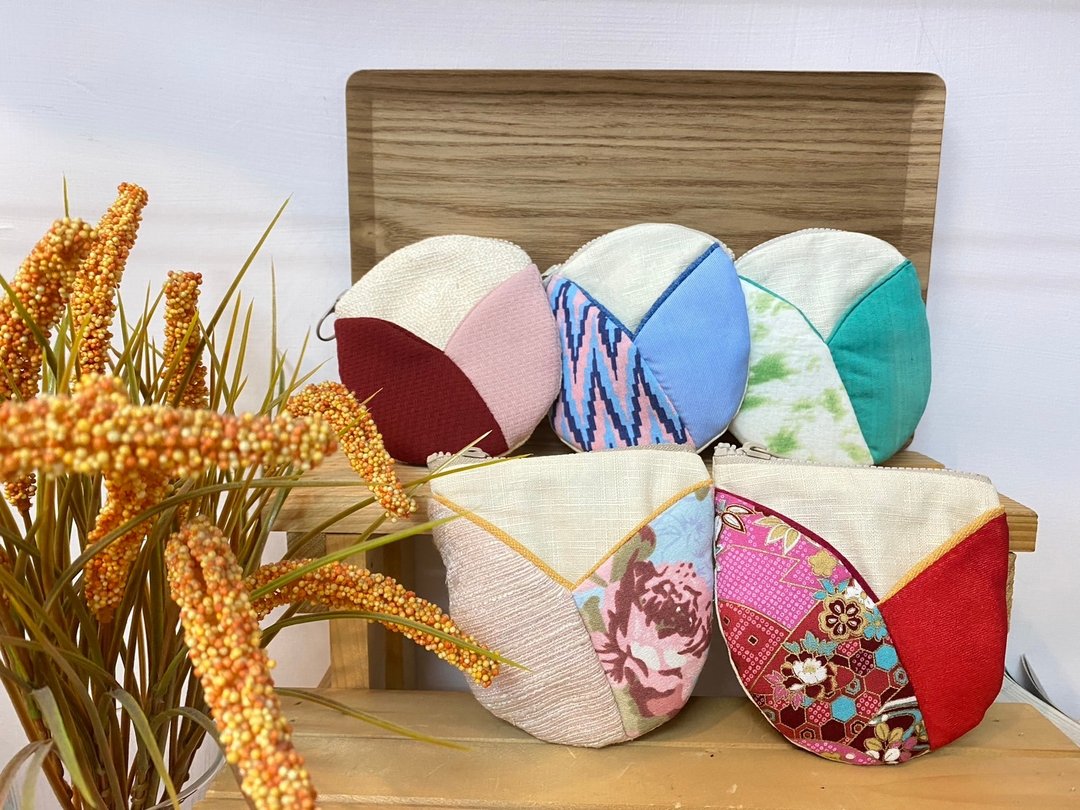 【郁金香零钱包】环保/手工制作/永续循环商品 - 零钱包 - 棉 