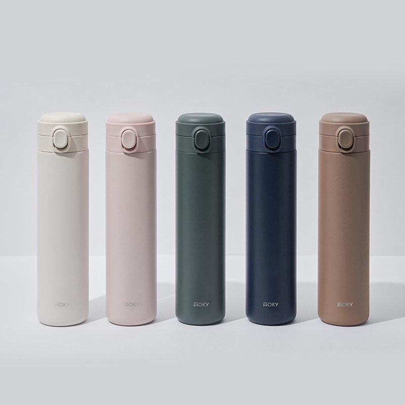 【WOKY沃厨】轻量轻芯钛瓷易洁层弹盖保温瓶600ml (5色可选) - 保温瓶/保温杯 - 不锈钢 多色