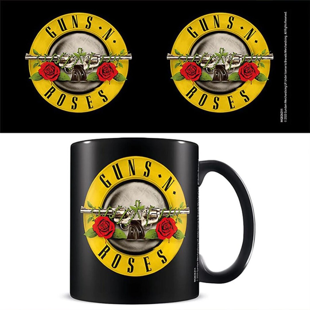【枪与玫瑰】LOGO有色内里马克杯/Guns N Roses - 咖啡杯/马克杯 - 陶 多色