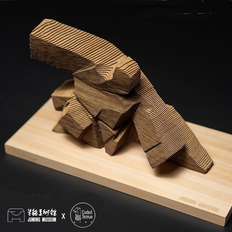 【Code Statue】太极叠叠乐立体拼图  单鞭下势 朱铭美术馆联名款 - 木工/竹艺/纸艺 - 纸 