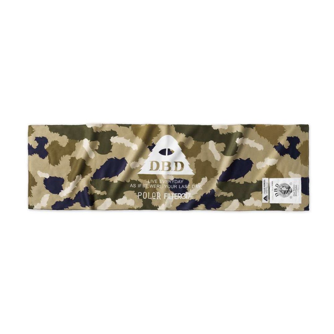 POLeR X Filter017 D.B.D Logo Towel 联名视觉毛巾 - 露营用品 - 其他材质 卡其色