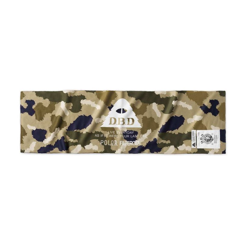 POLeR X Filter017 D.B.D Logo Towel 联名视觉毛巾 - 露营用品 - 其他材质 卡其色